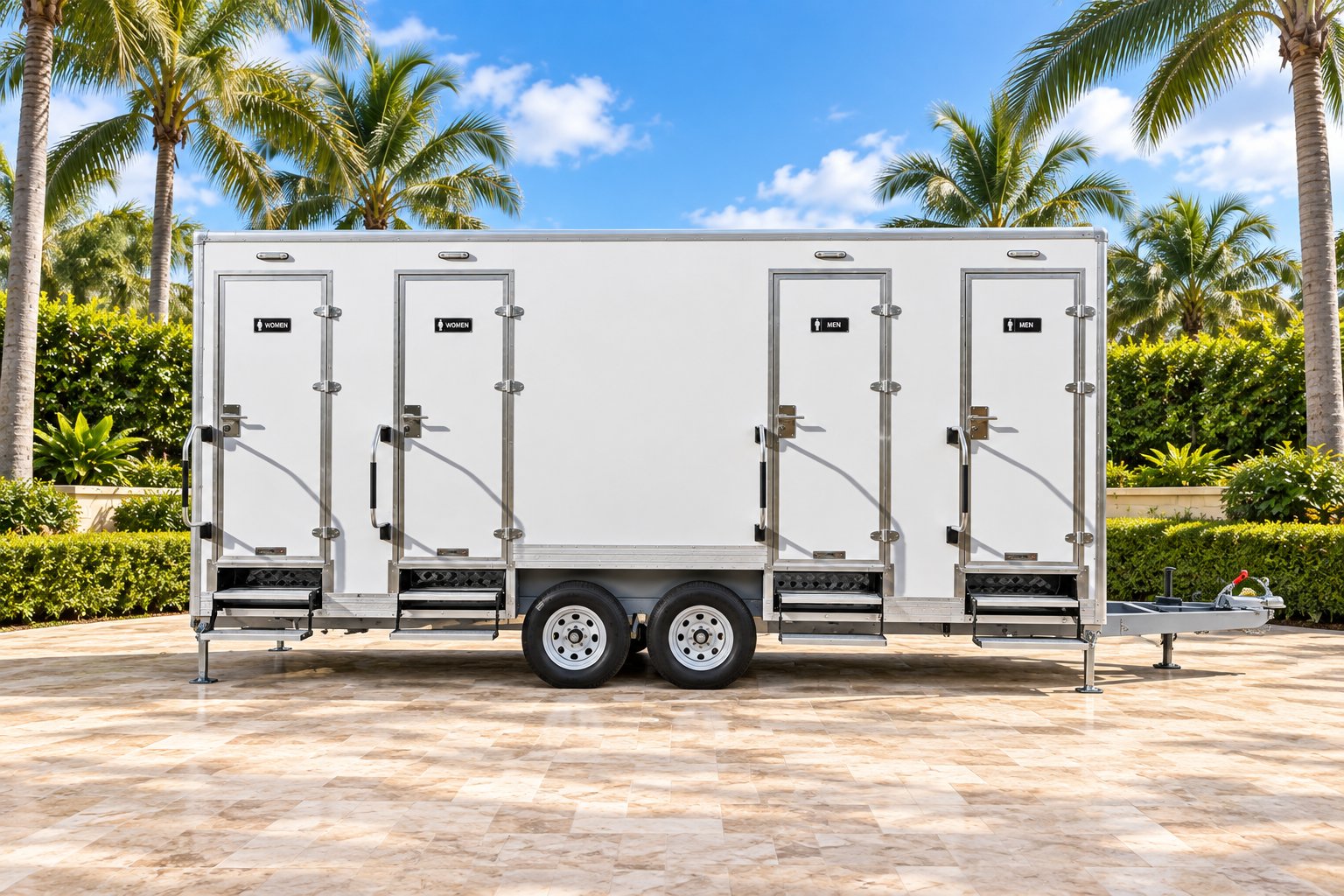 4-Stall + Shower exterior view